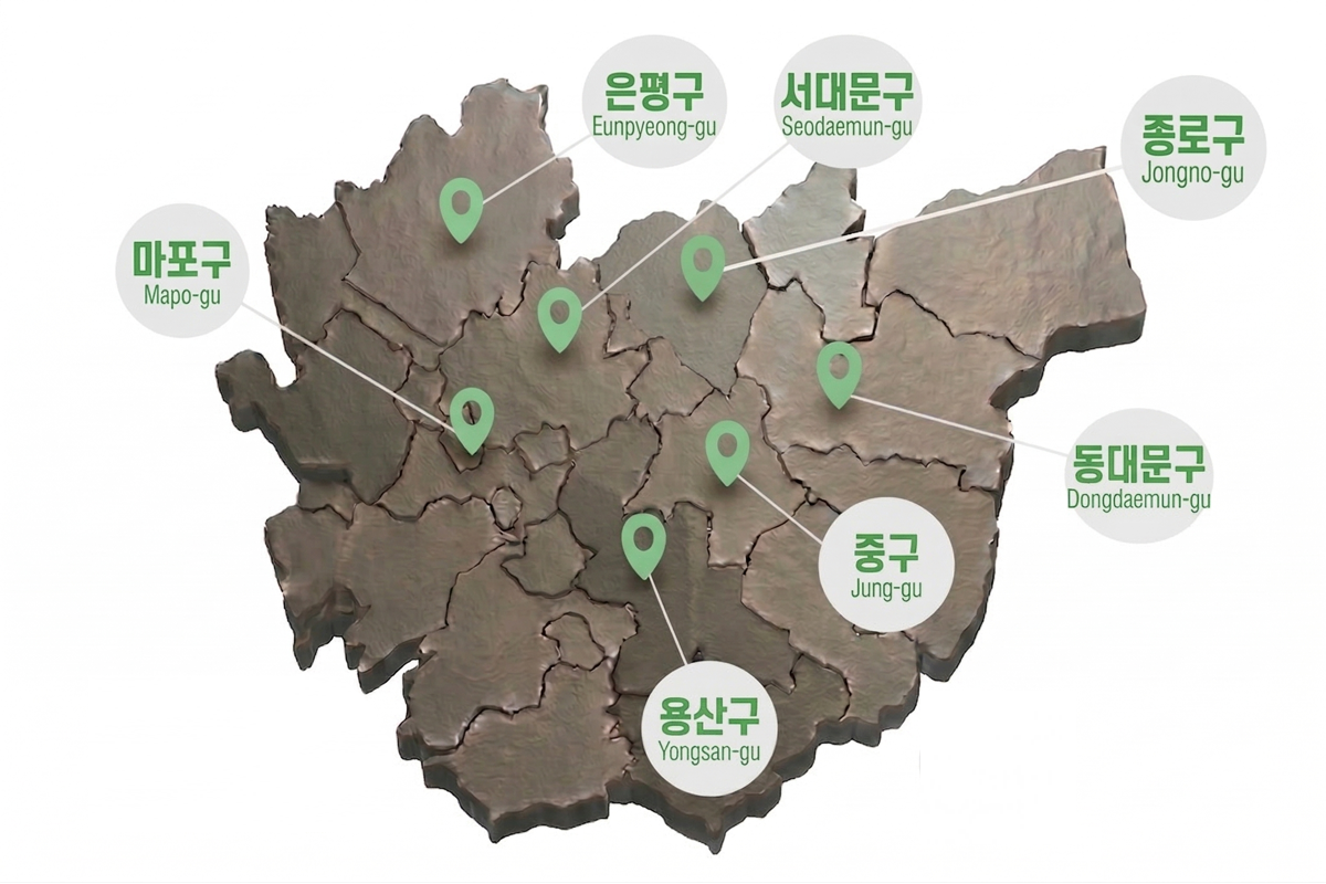서울 남서부 서비스 지역 안내